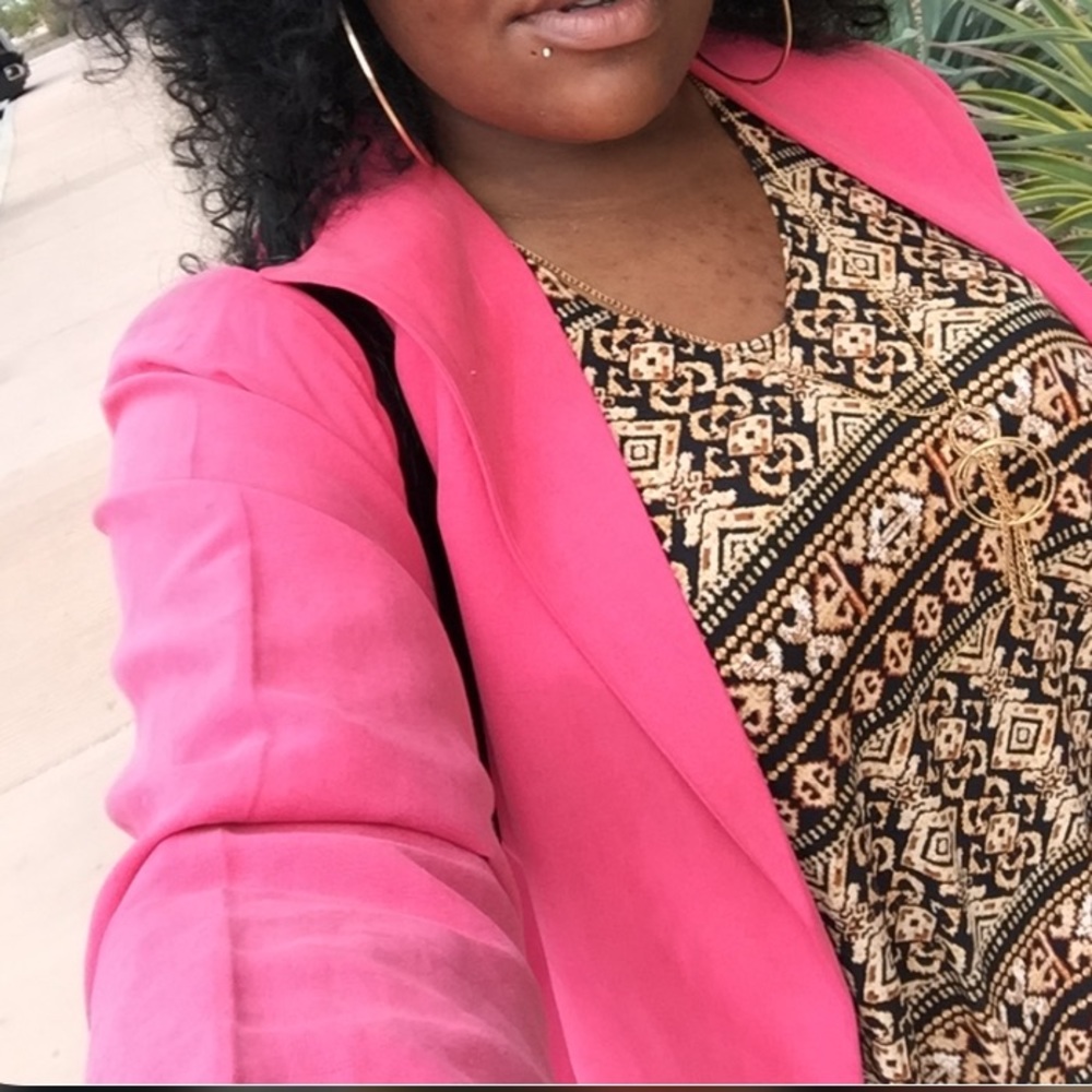 Pink blazer